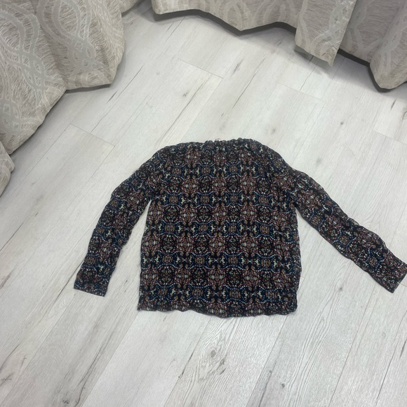 Knox Rose Black Multicolored Blouse - Picture 8 of 9